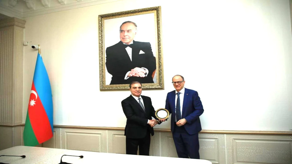 Ambassador Stähli and Head of Executive Authority Bayramov 